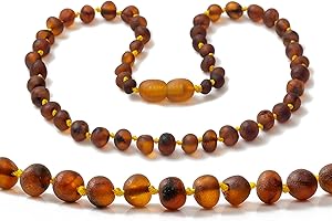 ZHAOXIA Collier Ambre(Unisex) - 100% véritable Ambre Baltique