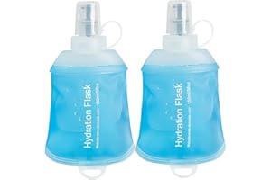 GUYI GYGYL - 2 borracce morbide da 150 ml, in TPU, pieghevoli, per corsa, escursionismo, ciclismo, arrampicata