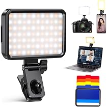 Lampe LED Video 3000-6500K - Lumière Streaming USB 3 Modes Pour Conférence Ordinateur