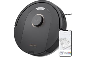 roborock Q5 Pro Robot Aspirador y Cepillo DuoRoller, 5500Pa, 770ml Depósito de Polvo, Tanque de Agua de 180ml, Robot Aspirado