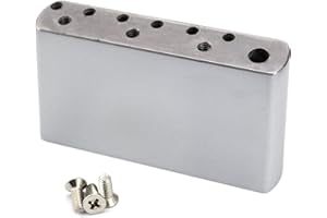 Musiclily Ultra 42mm Estilo MIM Bloque Trémolo de Acero Sólido 10,5mm Espaciado Cuerdas para Guitarra Eléctrica México Fender Strat y China Squier Classic Vibe/Speical