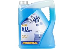 MANNOL Blue Antifreeze Coolant 5L Ready Mixed G11