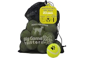 ‎BIG GAME HUNTERS Big Game Hunters Hunde-Tennisball, doppelt stark, unzerstörbar, ideal für Aggressive Kauer