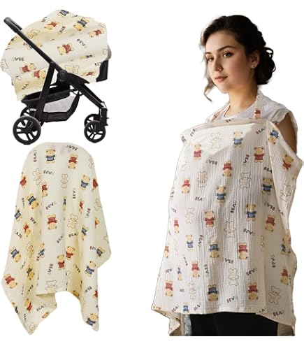 Cape Allaitement Coton Cape D Allaitement Cache Allaitement Bébé , Couverture D Tablier Allaitement Couverture Bebe