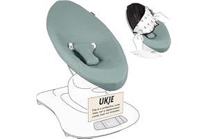 Cubierta protectora UKJE para hamaca para bebé compatible con el modelo antiguo anterior a 2022 MamaRoo 4 - Cubierta para mecedora para bebé - Cubierta para hamaca para infantes - Jade