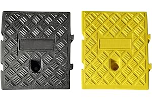 JINGAN Kerb Ramp | Curb Ramps For Sidewalks | Portable Lightweight Curb Ramp Driveway | Heavy Duty PVC Ramps For Driveway | Loading Ramp Slope Lightweight Motorcycle Pad For Car Sidewalk Loading Dock