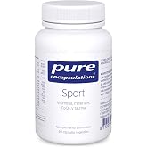 Pure Encapsulations Sport | With CoQ10 and Taurine | 60 Capsules | Helps in the formation of blood cells &middot; Controls homocyste