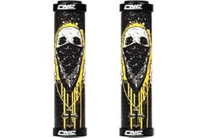 SHENZHENSHISHILILANTIANKEJIYOUXIANGONGSI CNC Puños Bicicleta,Puños MTB Silicona,Puños Bicicleta Montaña Silicona con Doble Bloqueo para MTB/BMX/Plegables/Mountainbike.