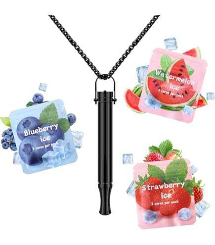 Quit Vaping Breathing Necklace Breathlace Stress Anxiety Relief (Gold) :  Amazon.co.uk: Health & Personal Care