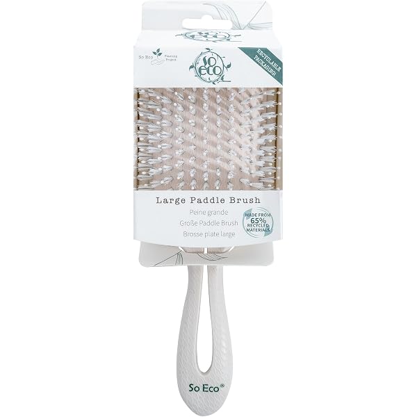 So Eco Flexi Curve Entwirrbürste - Aus Recyceltem Material, Für Alle Haartypen (nass/trocken)