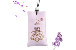 Sacchetto di sale spirituale buddista,Sacchetto di sale spirituale talismano cinese classico - Sacchetto di sale spirituale da 4 * 7 cm Speranza per una vita migliore Design classico per Aiying