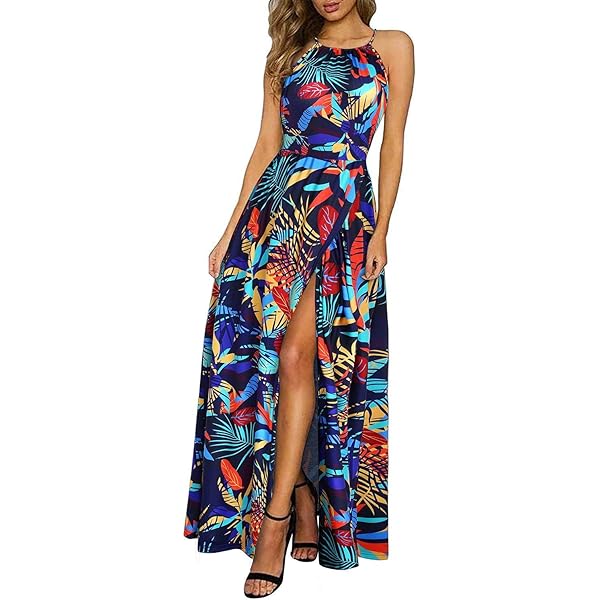 knee length dresses for ladies Ivory Tropical Print Button Front Midi Dress - All Dresses main image 1
