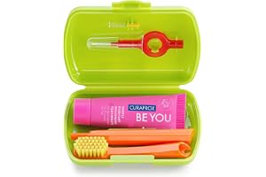 Curaprox Resekit - CS 5460 Tandborste med 'Be You' Tandkräm | 2 CPS Prime Interdentalborstar 07 och 09 | Tandvårdskit 9,5 cm x 6 cm