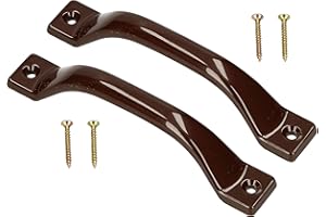 KOTARBAU® - Set di 2 maniglie per mobili da 140 mm, per cucina, armadi, cassetti, porte, ante, credenze, colore: marrone