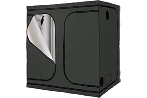 Zelsius Tenda MyHomeGrow Tenda da coltivazione | Growbox interno | Growroom Armadio crescere Camera oscura Tenda per piante Serra Tenda idroponica (240 x 120 x 200 cm, Grigio)