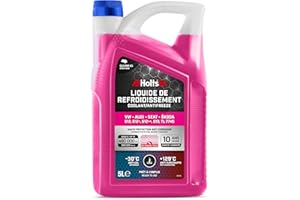 Holts HAFR0006B Liquide de Refroidissement Voiture et Antigel VW-Audi-Seat-Skoda G12, G12+, G12++, G13, G12 Evo Protection Longue durée de 10 Ans 480,000km jusqu'à -30°C, Rose, 5L