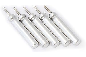vhbw 5X Batería no Recargable (Varilla) Tipo CR425 Compatible con LED, flotadores, Pesca, Boyas (25 mAh, 3 V, Litio)