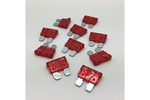 ALL TRADE DIRECT 10A Standard Car Auto Blade Fuse 10 Amp ATO - Pack of 10