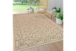 JONATHAN Y SMB106E-8 Charleston Vintage Area esterna interna del tappeto, classico, tradizionale, facile pulito, cortile, patio, non spargimento, grigio/verde acqua, 240 cm X 300 cm