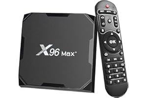 IFNI Box TV X96 Max Plu 4 Go de RAM et 32 Go de ROM Box Android TV Box Media Player Haute qualité (Android 10.0) avec telecommande et Cable HDMI, Lecteur multimédia Boite TV 4K
