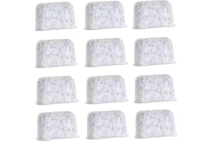 BUDSTFEE Sage Coffee Machine Filter 12Pcs Charcoal Water Filter, Activated Carbon Sage Water Filter Univeral Fit for Coffee Makers Replacement Purifying from Chlorine, Odors