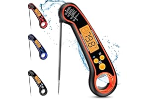 ARCLOGY Wireless Meat Thermometer Probe Food Thermometer Probe Digital digital thermometer Cooking Thermometer Food Temperature Probe Jam Thermometer Uk Meater Thermometer Food Probe Thermometer (MT ORANGE)