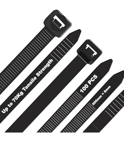 Collier De Serrage Réutilisable En Nylon 400 Mm × 7,6 Mm Attache Câble