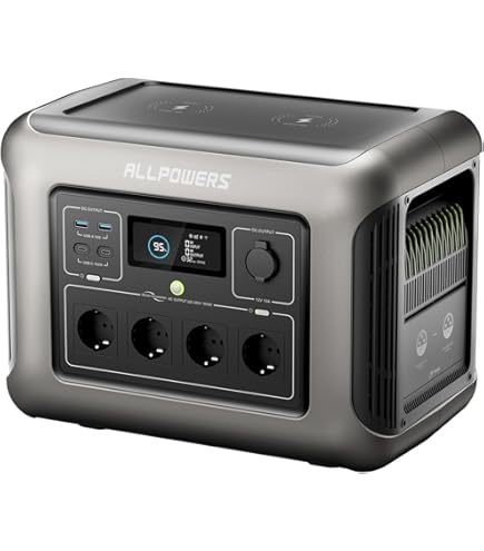 ALLPOWERS Solargenerator S200 + SP026 60W - 200W Powerstation Mit Solarpanel Für Camping