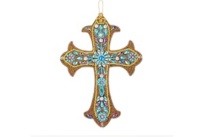 DCIDBEI || Diamond Painting Crocifisso da parete || 17cm*25cm|| croce con pittura diamante perline artigianato cristallo || Decorazione da appendere alla parete della religione di Gesù