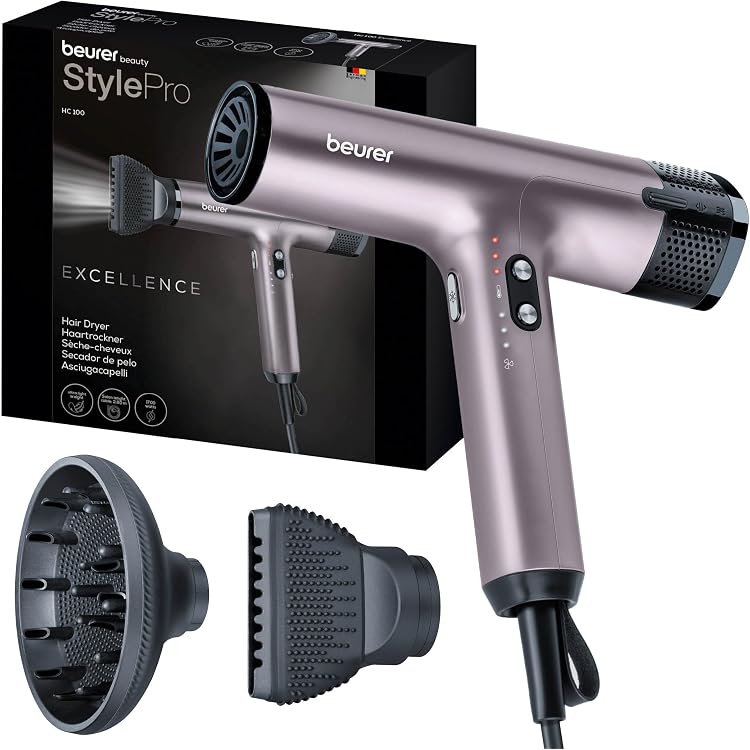 GAMMA+ X-Horizon Ionic Haartrockner, 290 G Ultraleicht – 120.000 U/min, Dual-Ionentechnik, Made In Italy, Inkl. 4 Düsen