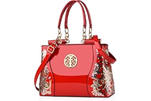 NICOLE & DORIS Patent Leather Handbags for Ladies Hobo Bag Stylish Tote Bag Women Shoulder Bags Exquisite Crossbody Bag Shopper Wedding Evening Bags