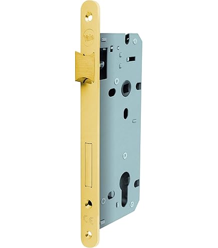 Cerradura Puerta Interior Cerradura De Embutir Tesa Assa Abloy 20306RHN Para Puertas De Madera - Níquel, 60 Mm Mirilla Puerta