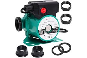 RS25/6-130 Bomba de Circulación de Agua Caliente, RS25/6-1½" Bomba de Agua de Trasvase Doméstico, 46/67/93W Bomba de Refuerzo de Presión de Circulación por Poweka