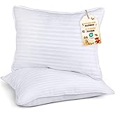 Utopia Bedding Cuscino per Bambini 40 x 60 cm, Set di 2 Cuscini per Bambini, Tessuto in Policotone Traspirante, Cuscino per B