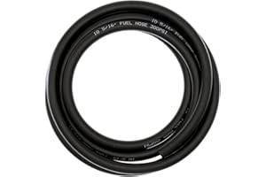 MEKSULAR Meskular 8mm Fuel Line Hose 3M, with 8mm ID x 15mm OD, Reinforced NBR Rubber Hose for Petrol, Oil, Diesel, Brake Fluid Transfer, Used in Tracks, Cars, Engines