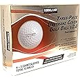Kirkland Signature Three-Piece Urethane Cover Golf Ball v2.0, 1 Dozen, 12 Count, White