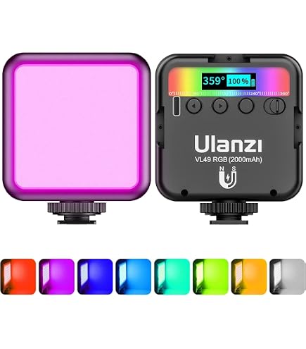 Gahenwo Kit Vlogging 3-en-1 Perche Selfie Trépied Téléphone Avec Lumière LED Et Télécommande - 155cm