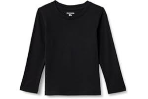 Amazon Essentials Camisetas Manga Larga Niño, Pack de 5