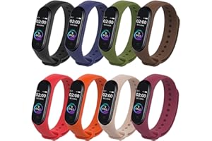 BDIG Per Xiaomi Mi Band 4 Mi Band 3 Cinturino Band, Cinturini Sport Colorati Cinturino di Ricambio per Xiaomi Mi Band 4/3 Band Accessori per bracciali Intelligenti (No Tracker)