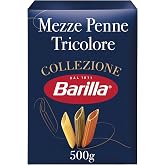 Barilla Mezze Penne Tricolore (&Uuml;&ccedil; Renkli Kalem) Makarna 500 Gr