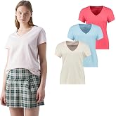 Giorgina Ferri Box of 3 Premium Women's V-Neck Tee T-shirt Rosie
