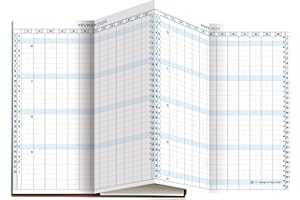 Exacompta - 172622E - Recharge Agenda planning mensuel de poche Exaplan 17 accordéon - 8 x 17,5 cm - Janvier à décembre 2026