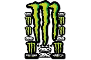 CMR DESIGN CO Monster Energy Aufkleber – Motorradaufkleber – Quad-Aufkleber – Motocross – für Motorräder, Autos, Helme, Computer-Notebooks und andere Artikel (44)