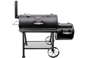 Char-Broil Fumador a Carbón Oklahoma Joe's Highland Smoker - Caja de Fuego Offset, Chimenea - Ideal para cocinar al Aire Libre, jardín y Patio
