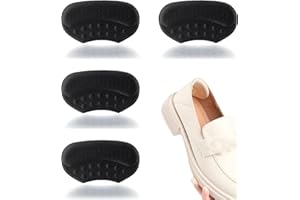 Chilliyin 6 Pairs Anti-Slip Heel Grips, Thick Liners & Fillers for Half-Size Too Big or Loose Shoes, Heel Cushion Inserts, Heel Pads to Prevent Heel Slipping Out, Rubbing and Blisters(12PCS,6mm)