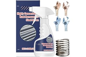 CHENGJIN Rust Remover for Steel & Iron,Heavy-duty Metal Rust Remover,Multipel Powerful Rust Remover from Metal Surfaces,Powerful Rust Remover,Powerful Metal Rust Remover,Effectively Remove Rust from Metal