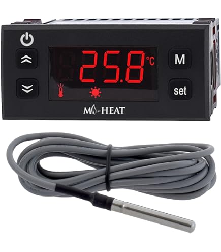 Digital Thermostat 30A - DC 12V/24V & AC 220V Für Heizung/Kühlung