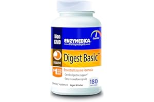 ‎ENZYMEDICA ENZYMEDICA - Digest Basic (180 Kapseln) | Verdauungsenzyme zum stärken der Darmflora für empfindliche Magen, Bakterienkulturen für eine gesunde Verdauung gegen Magen & Verdauungsbeschwerden