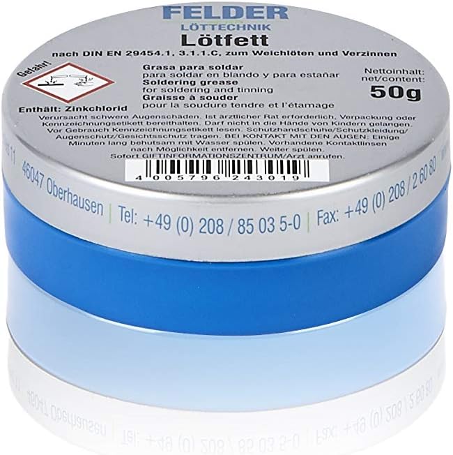 Felder Lötfett 50 gr Lehim Pastası