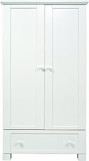 obaby single wardrobe white